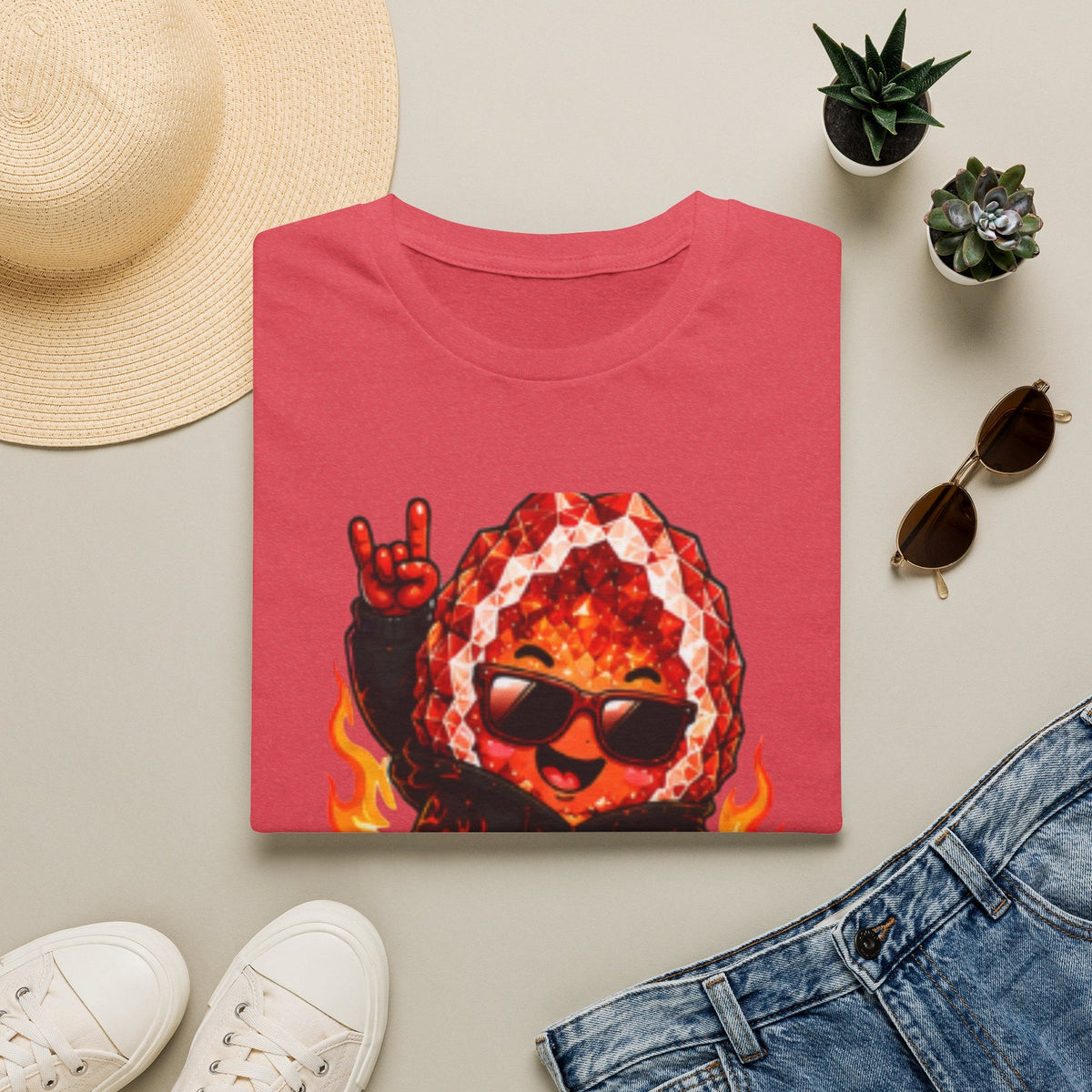 Geo Rocks the 'Tism Teen Stimming Geode "Flap It Out" Tee - Geo Rocks The 'Tism