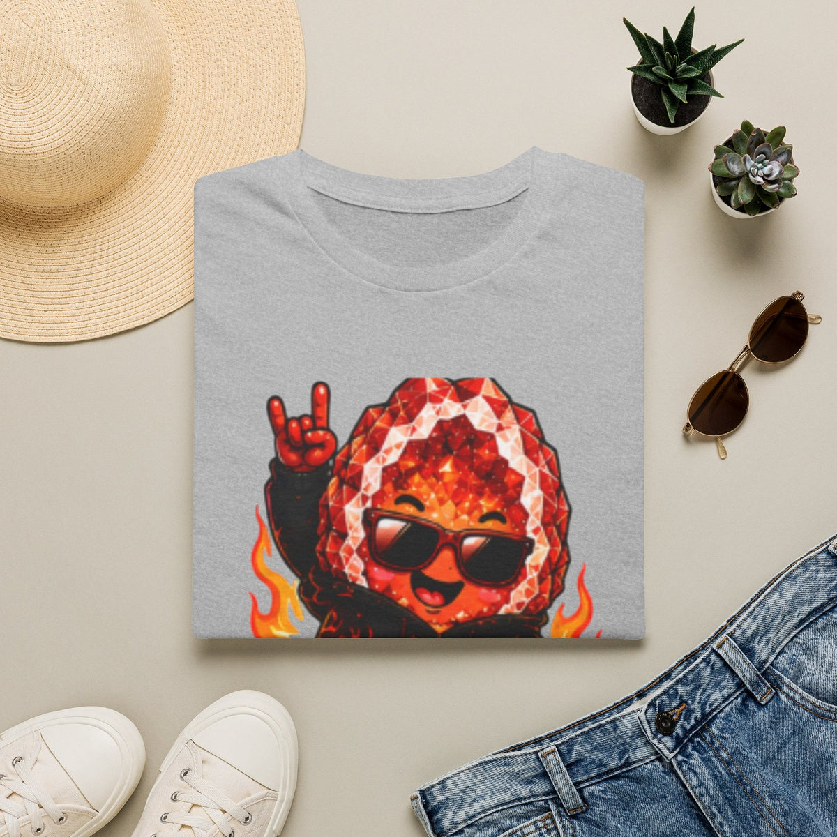 Geo Rocks the 'Tism Teen Stimming Geode "Flap It Out" Tee - Geo Rocks The 'Tism