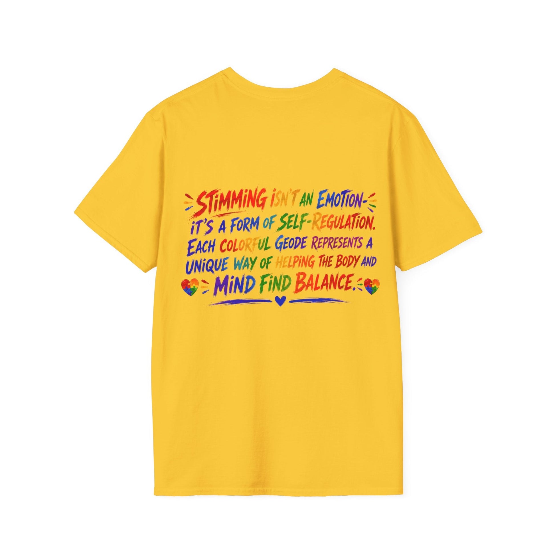 Geo Rocks the 'Tism Teen Stimming Geode "Flap It Out" Tee - Geo Rocks The 'Tism
