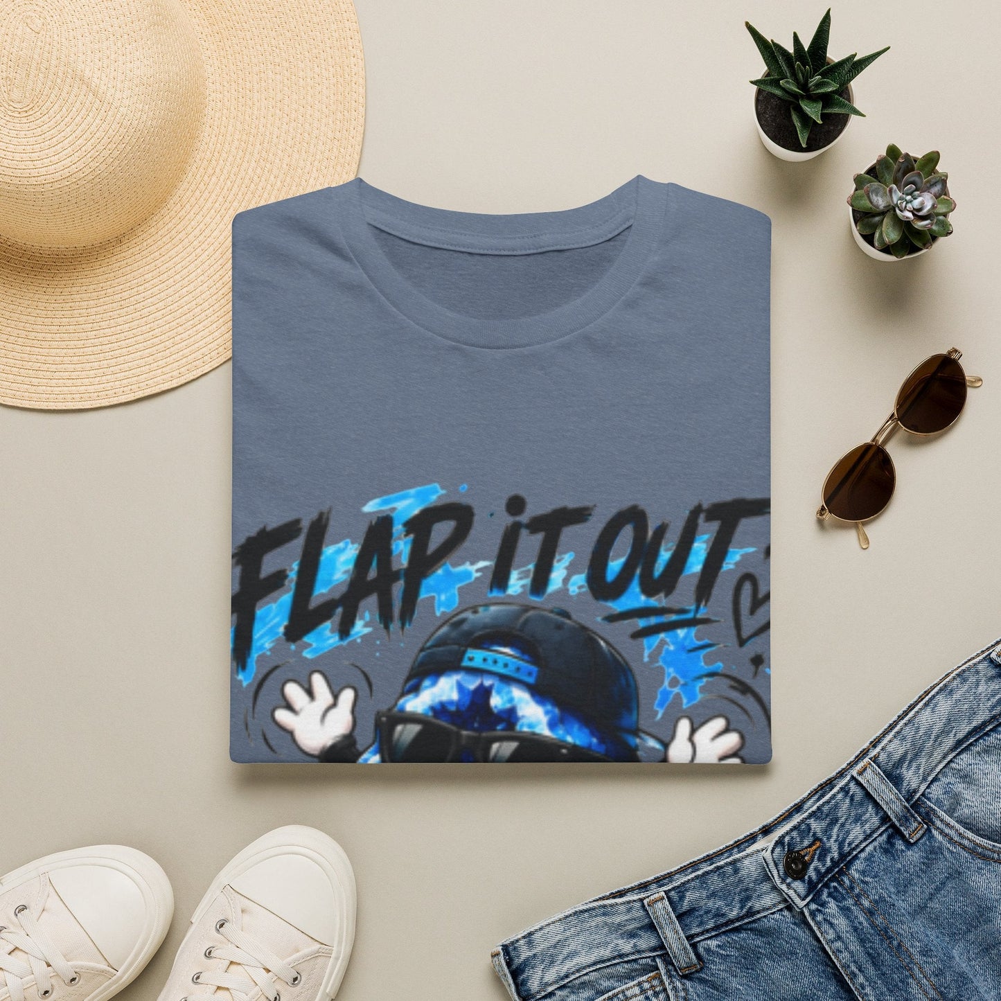 Geo Rocks the 'Tism Teen Stimming Geode "Flap It Out" Tee - Geo Rocks The 'Tism