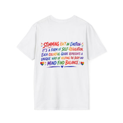 Geo Rocks the 'Tism Teen Stimming Geode "Flap It Out" Tee - Geo Rocks The 'Tism