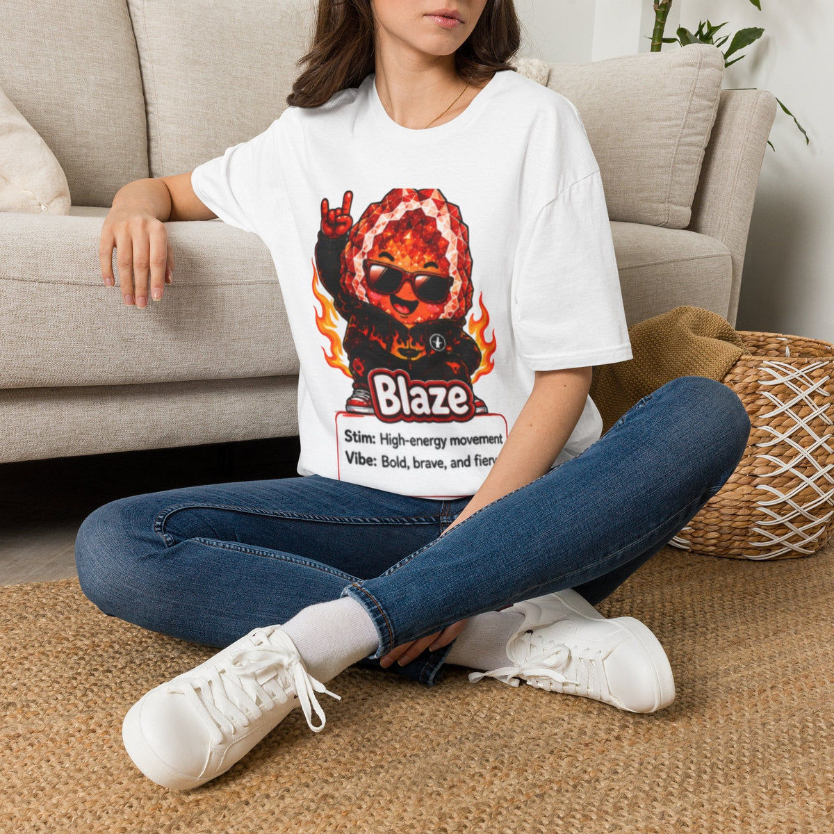 Geo Rocks the 'Tism Teen Stimming Geode "Flap It Out" Tee - Geo Rocks The 'Tism