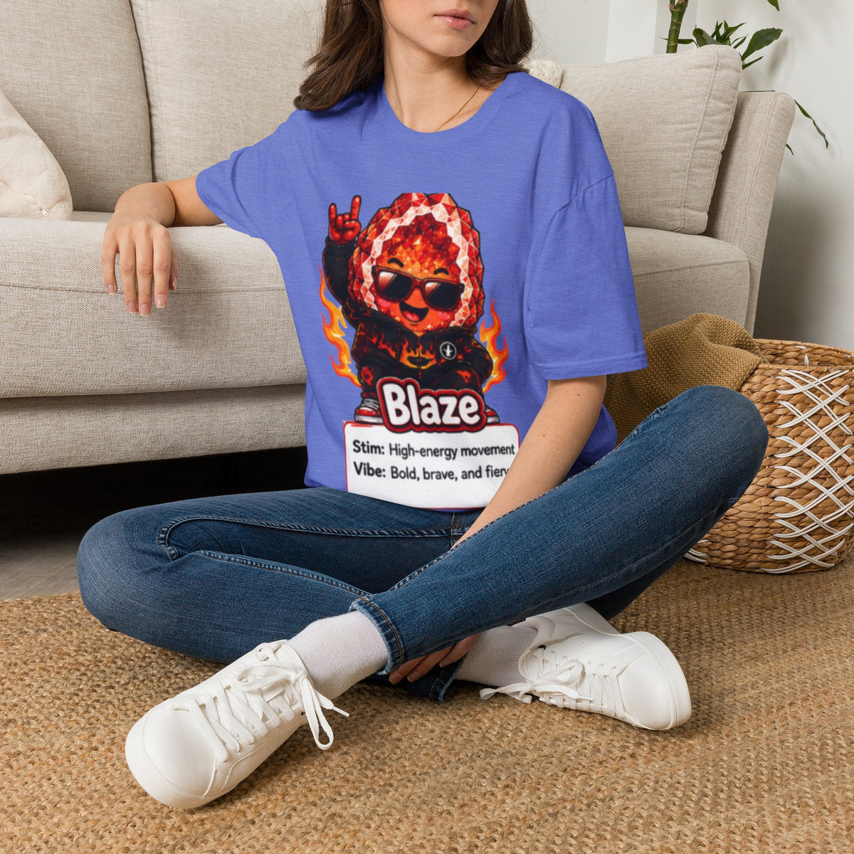Geo Rocks the 'Tism Teen Stimming Geode "Flap It Out" Tee - Geo Rocks The 'Tism