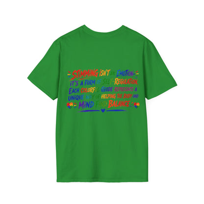 Geo Rocks the 'Tism Teen Stimming Geode "Flap It Out" Tee - Geo Rocks The 'Tism