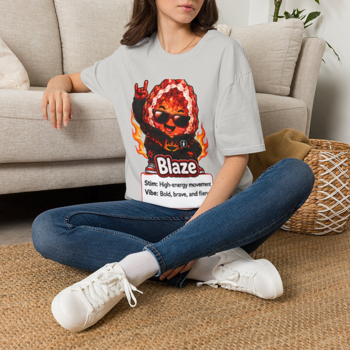 Geo Rocks the 'Tism Teen Stimming Geode "Flap It Out" Tee - Geo Rocks The 'Tism