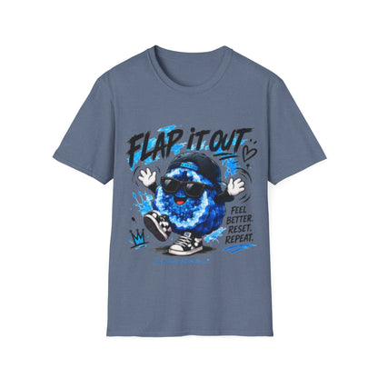 Geo Rocks the 'Tism Teen Stimming Geode "Flap It Out" Tee - Geo Rocks The 'Tism