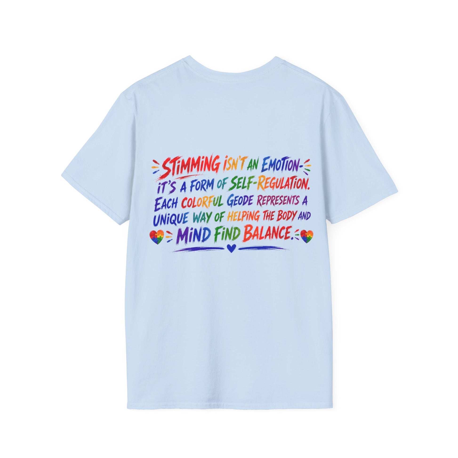 Geo Rocks the 'Tism Teen Stimming Geode "Flap It Out" Tee - Geo Rocks The 'Tism