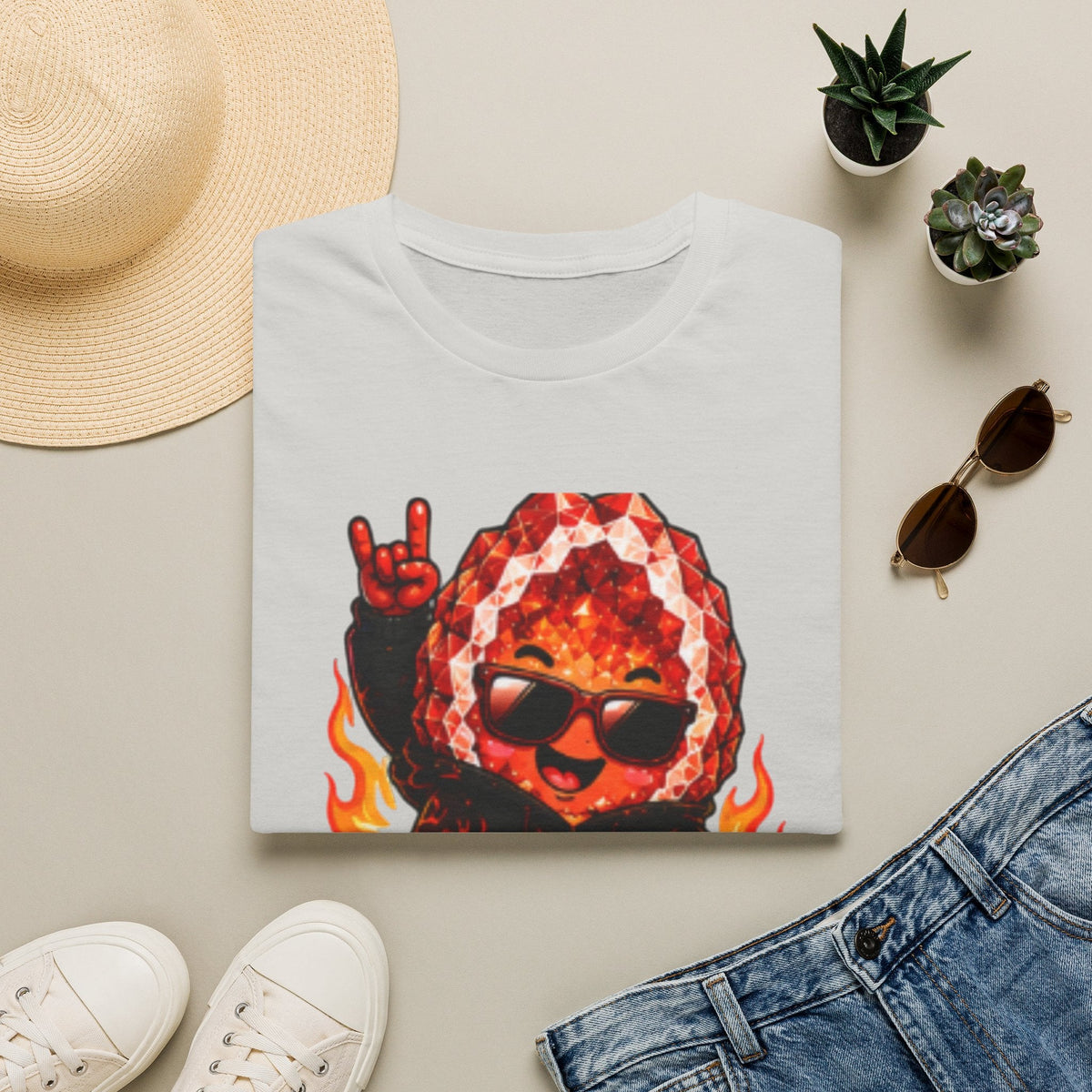 Geo Rocks the 'Tism Teen Stimming Geode "Flap It Out" Tee - Geo Rocks The 'Tism