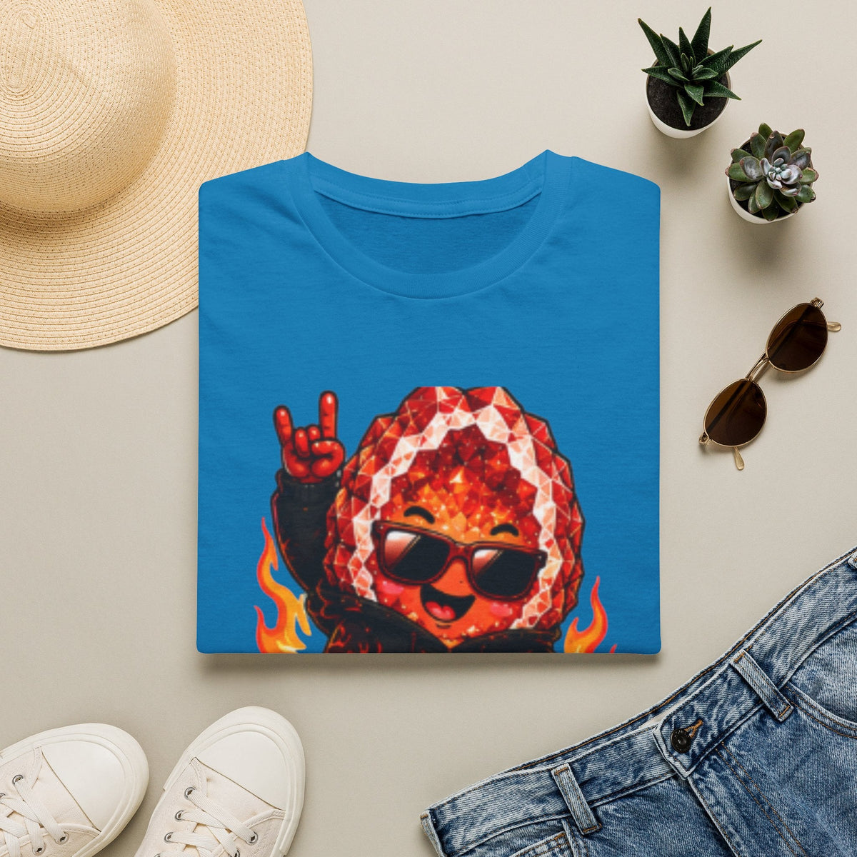 Geo Rocks the 'Tism Teen Stimming Geode "Flap It Out" Tee - Geo Rocks The 'Tism