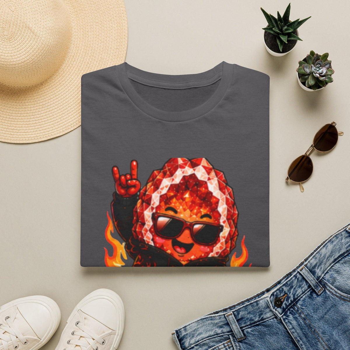 Geo Rocks the 'Tism Teen Stimming Geode "Flap It Out" Tee - Geo Rocks The 'Tism