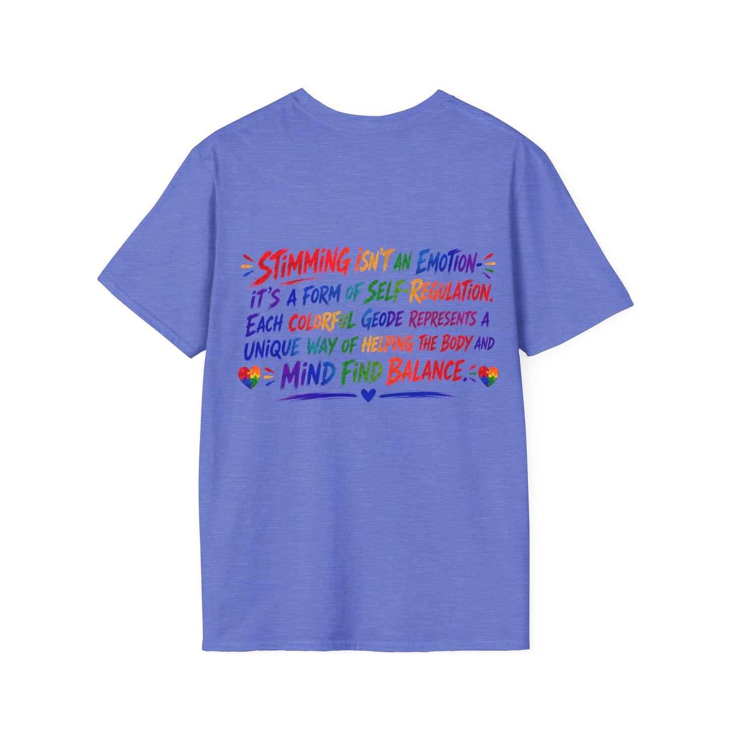 Geo Rocks the 'Tism Teen Stimming Geode "Flap It Out" Tee - Geo Rocks The 'Tism