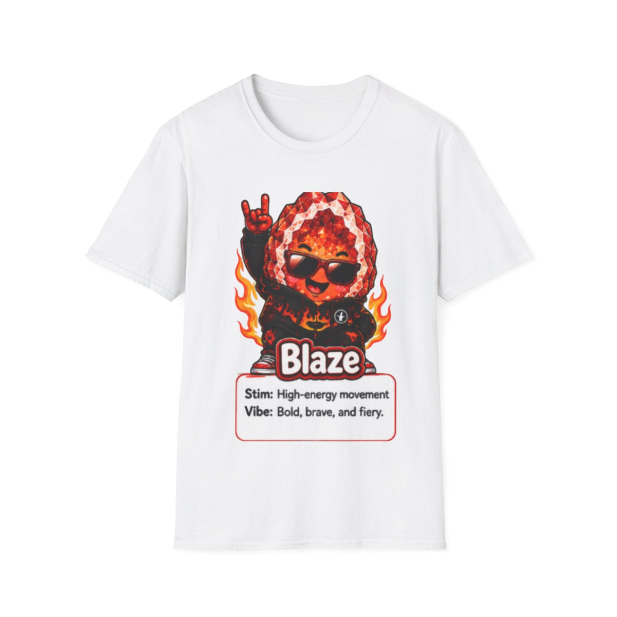 Geo Rocks the 'Tism Teen Stimming Geode "Flap It Out" Tee - Geo Rocks The 'Tism