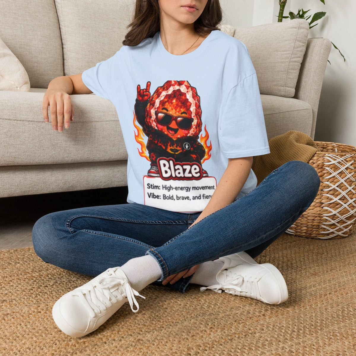 Geo Rocks the 'Tism Teen Stimming Geode "Flap It Out" Tee - Geo Rocks The 'Tism