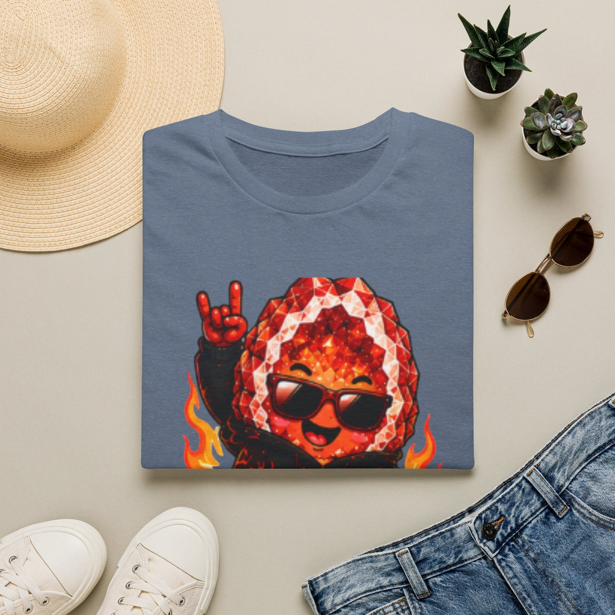 Geo Rocks the 'Tism Teen Stimming Geode "Flap It Out" Tee - Geo Rocks The 'Tism
