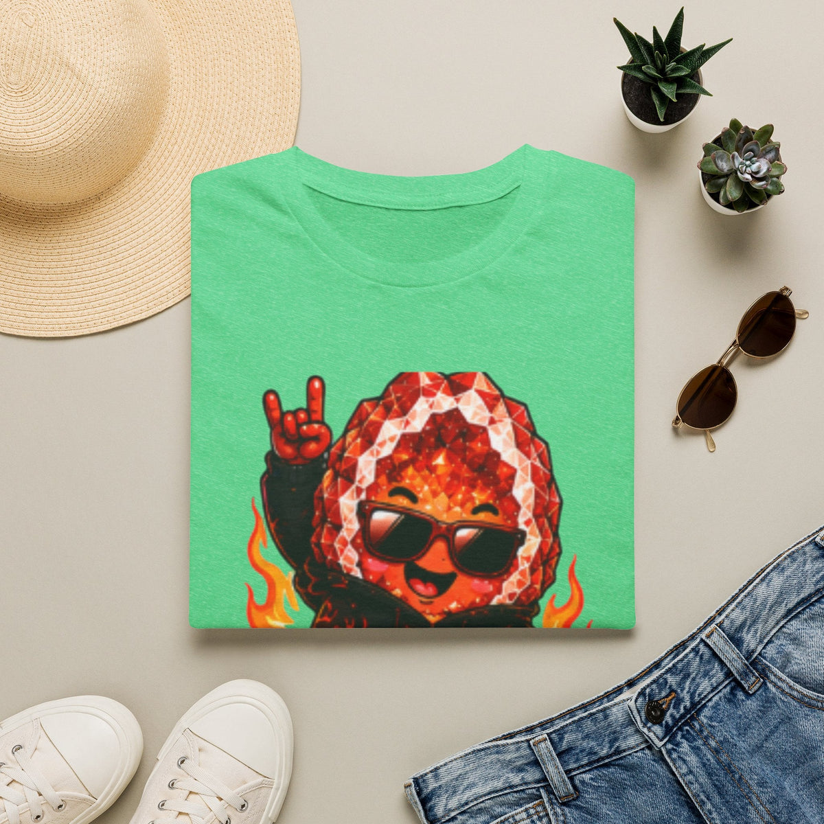Geo Rocks the 'Tism Teen Stimming Geode "Flap It Out" Tee - Geo Rocks The 'Tism