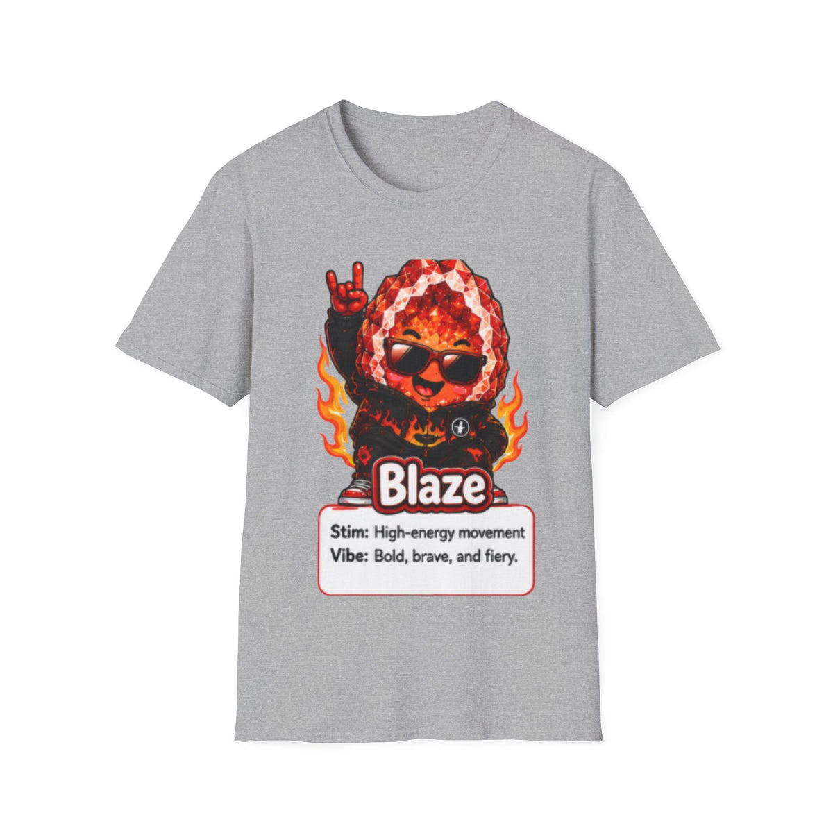 Geo Rocks the 'Tism Teen Stimming Geode "Flap It Out" Tee - Geo Rocks The 'Tism