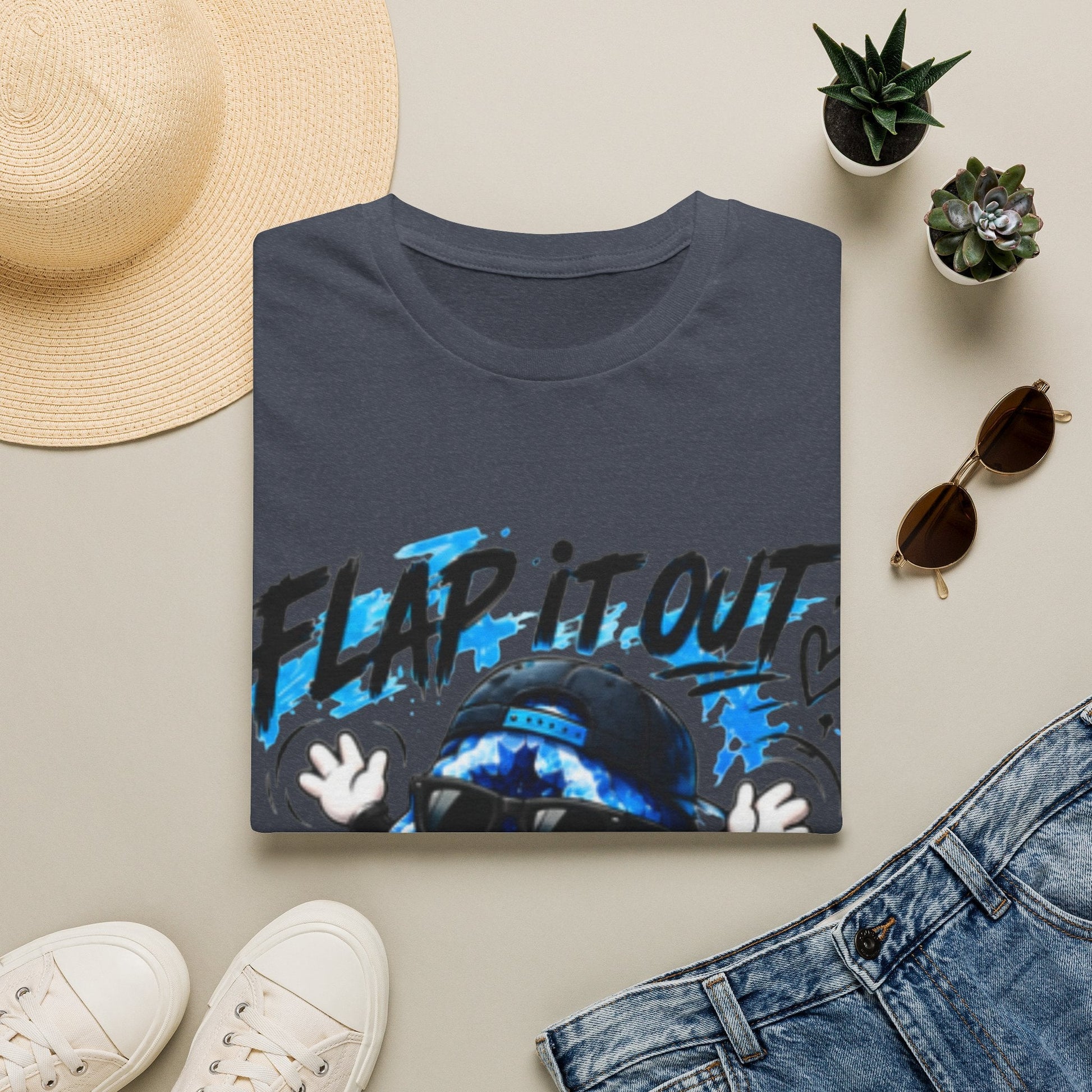 Geo Rocks the 'Tism Teen Stimming Geode "Flap It Out" Tee - Geo Rocks The 'Tism