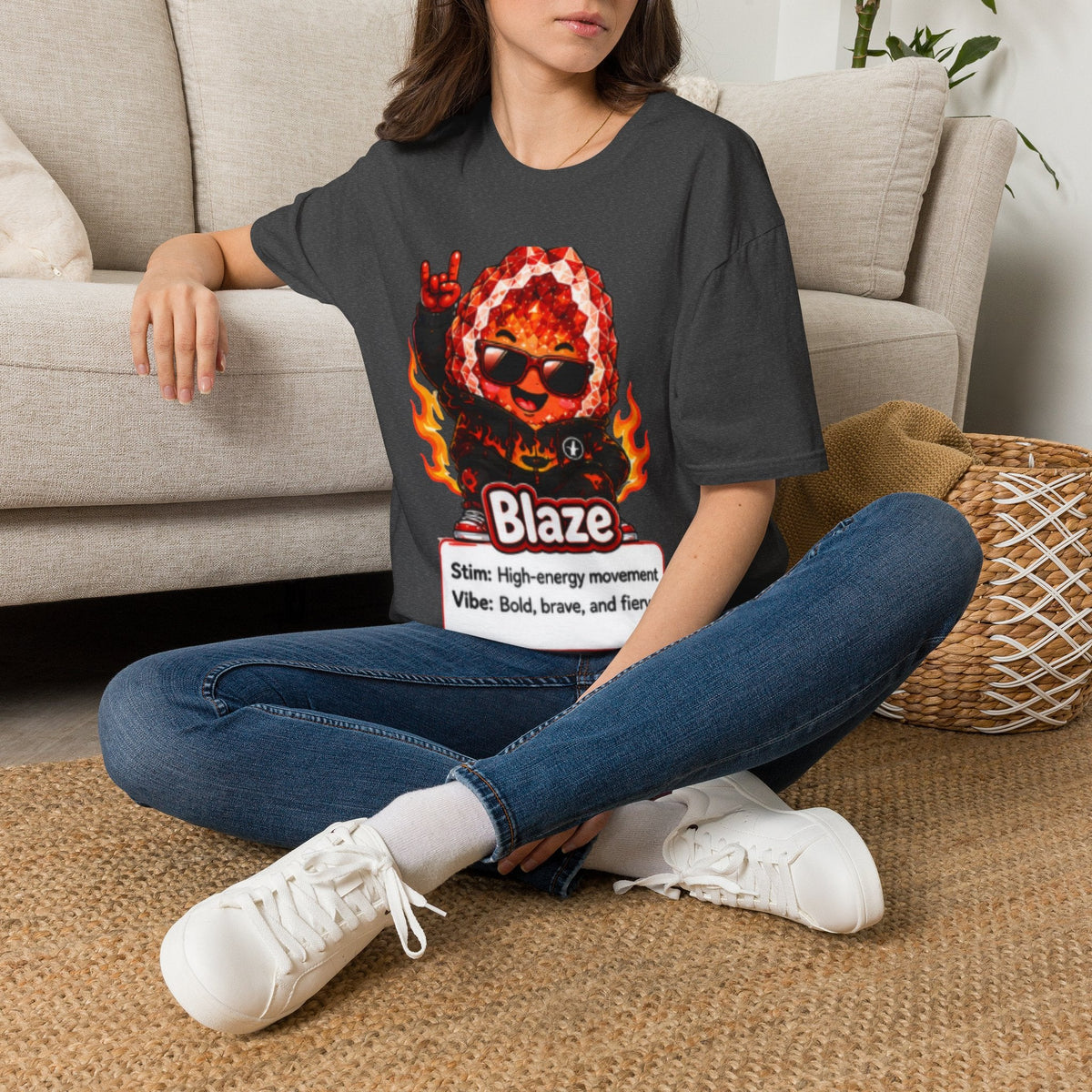 Geo Rocks the 'Tism Teen Stimming Geode "Flap It Out" Tee - Geo Rocks The 'Tism