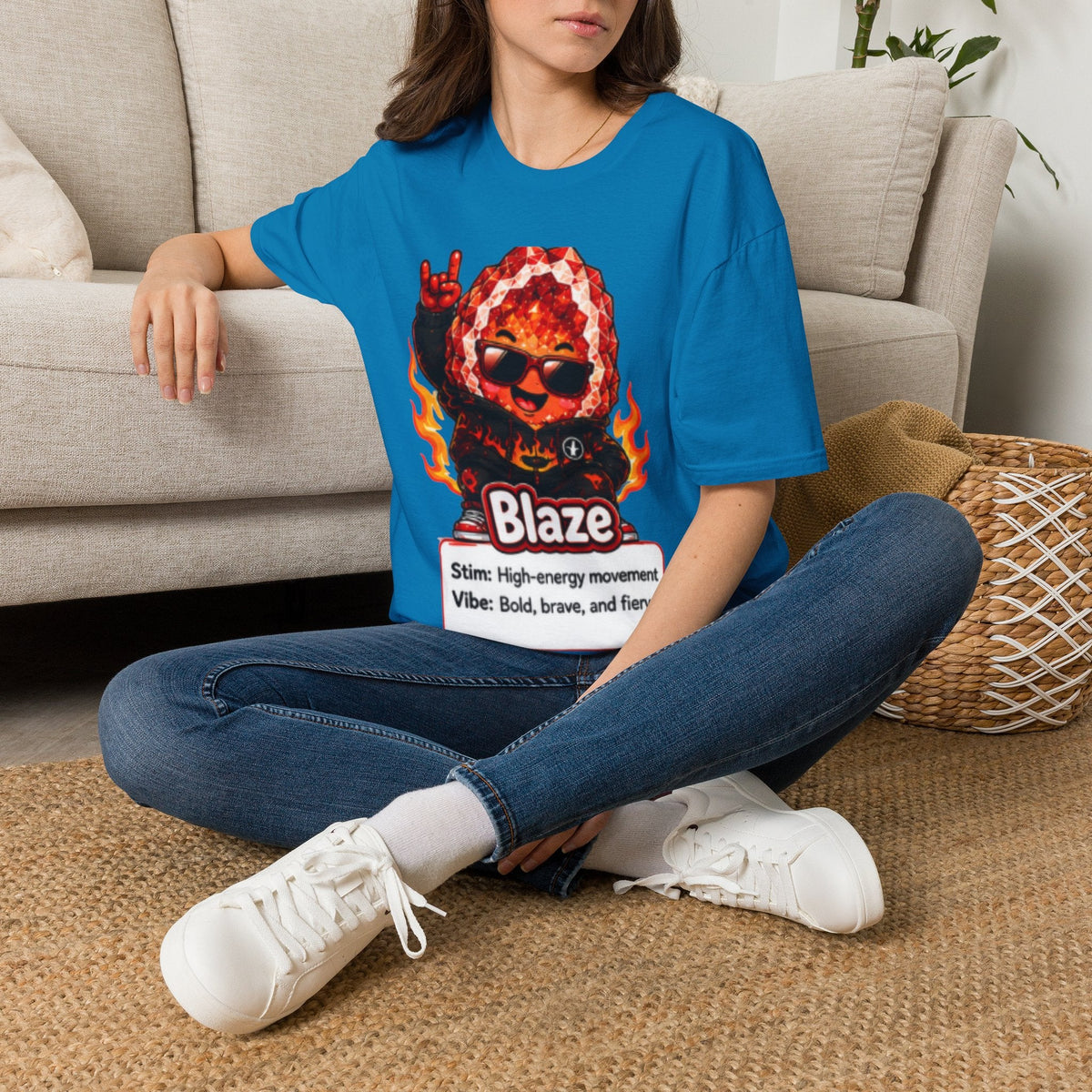 Geo Rocks the 'Tism Teen Stimming Geode "Flap It Out" Tee - Geo Rocks The 'Tism