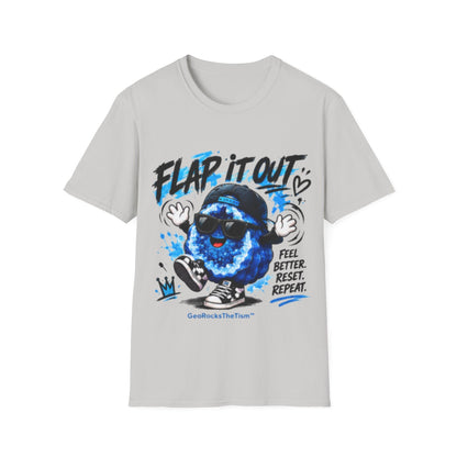 Geo Rocks the 'Tism Teen Stimming Geode "Flap It Out" Tee - Geo Rocks The 'Tism