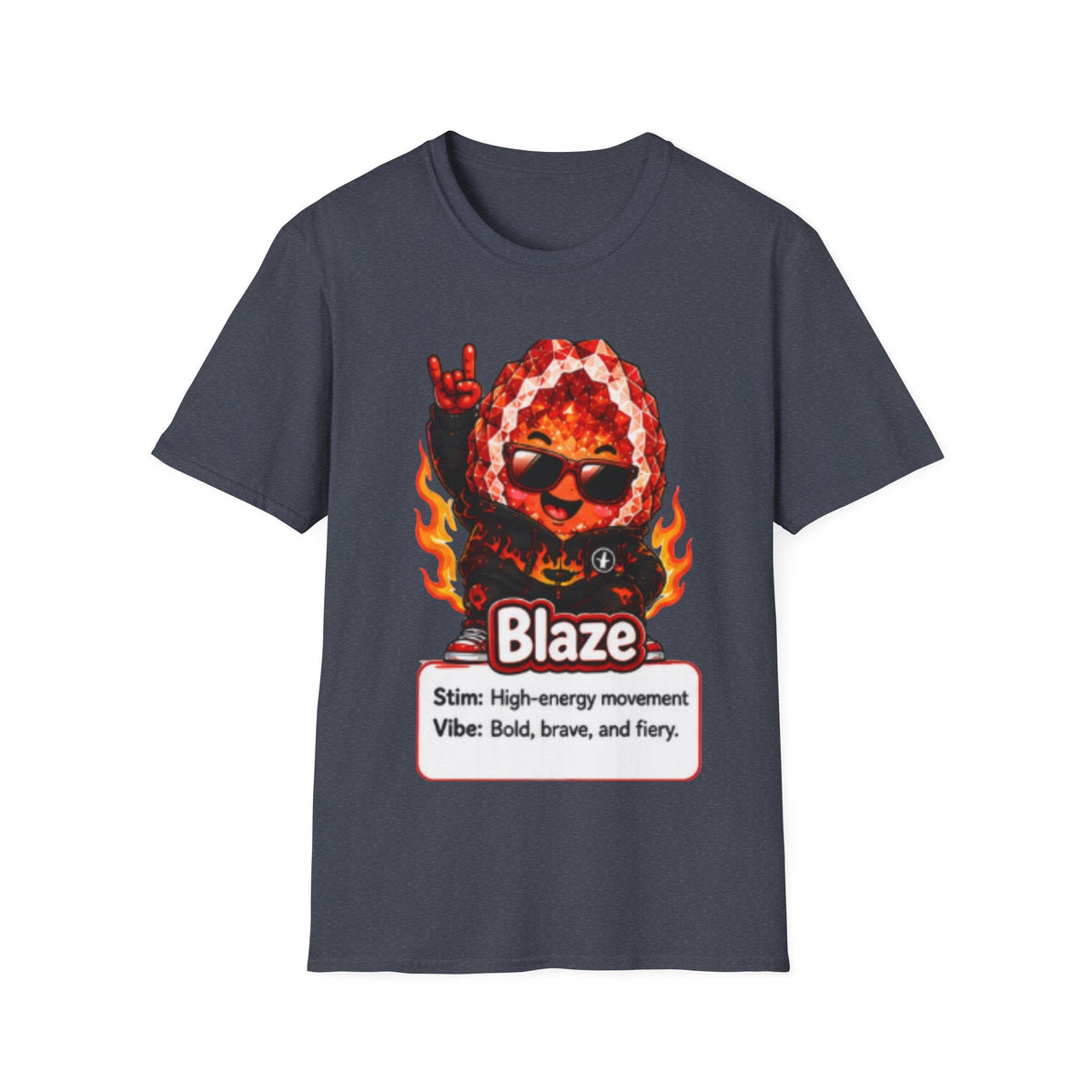 Geo Rocks the 'Tism Teen Stimming Geode "Flap It Out" Tee - Geo Rocks The 'Tism