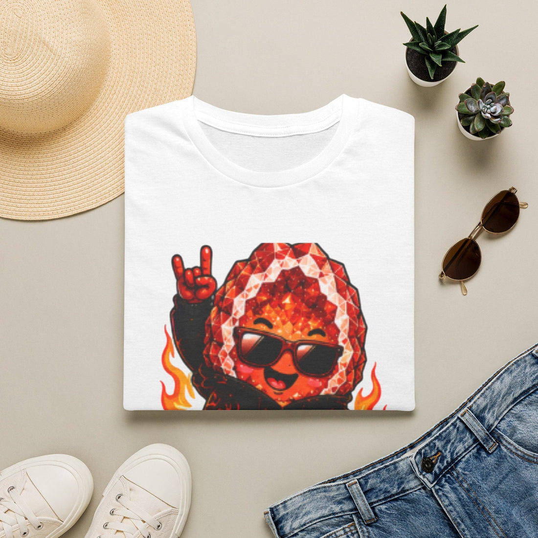 Geo Rocks the 'Tism Teen Stimming Geode "Flap It Out" Tee - Geo Rocks The 'Tism