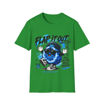 Geo Rocks the 'Tism Teen Stimming Geode "Flap It Out" Tee - Geo Rocks The 'Tism