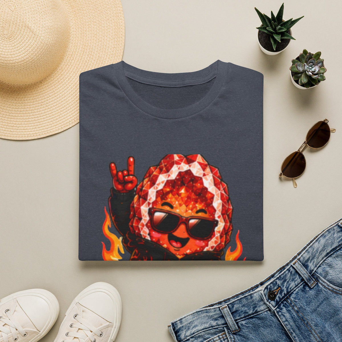 Geo Rocks the 'Tism Teen Stimming Geode "Flap It Out" Tee - Geo Rocks The 'Tism