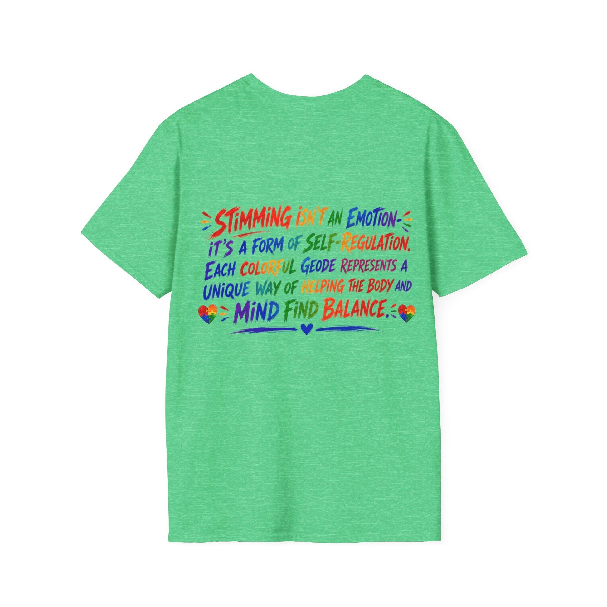 Geo Rocks the 'Tism Teen Stimming Geode "Flap It Out" Tee - Geo Rocks The 'Tism
