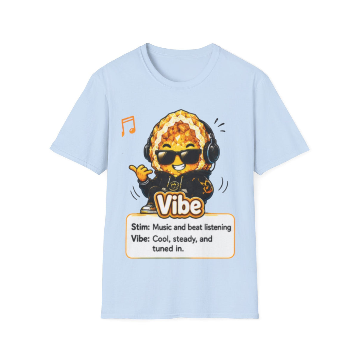 Geo Rocks the 'Tism Teen Stimming Geode "Sound On, World Off" Tee - Geo Rocks The 'Tism