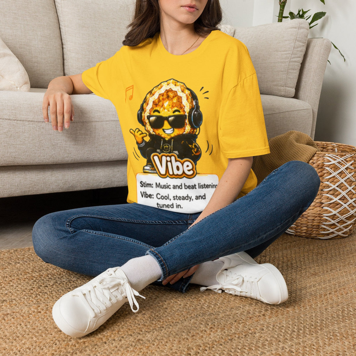 Geo Rocks the 'Tism Teen Stimming Geode "Sound On, World Off" Tee - Geo Rocks The 'Tism