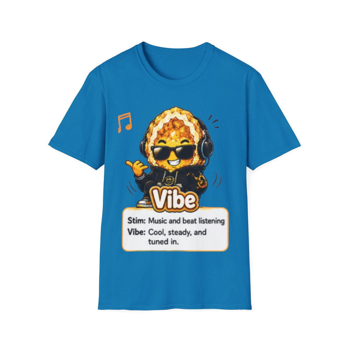 Geo Rocks the 'Tism Teen Stimming Geode "Sound On, World Off" Tee - Geo Rocks The 'Tism