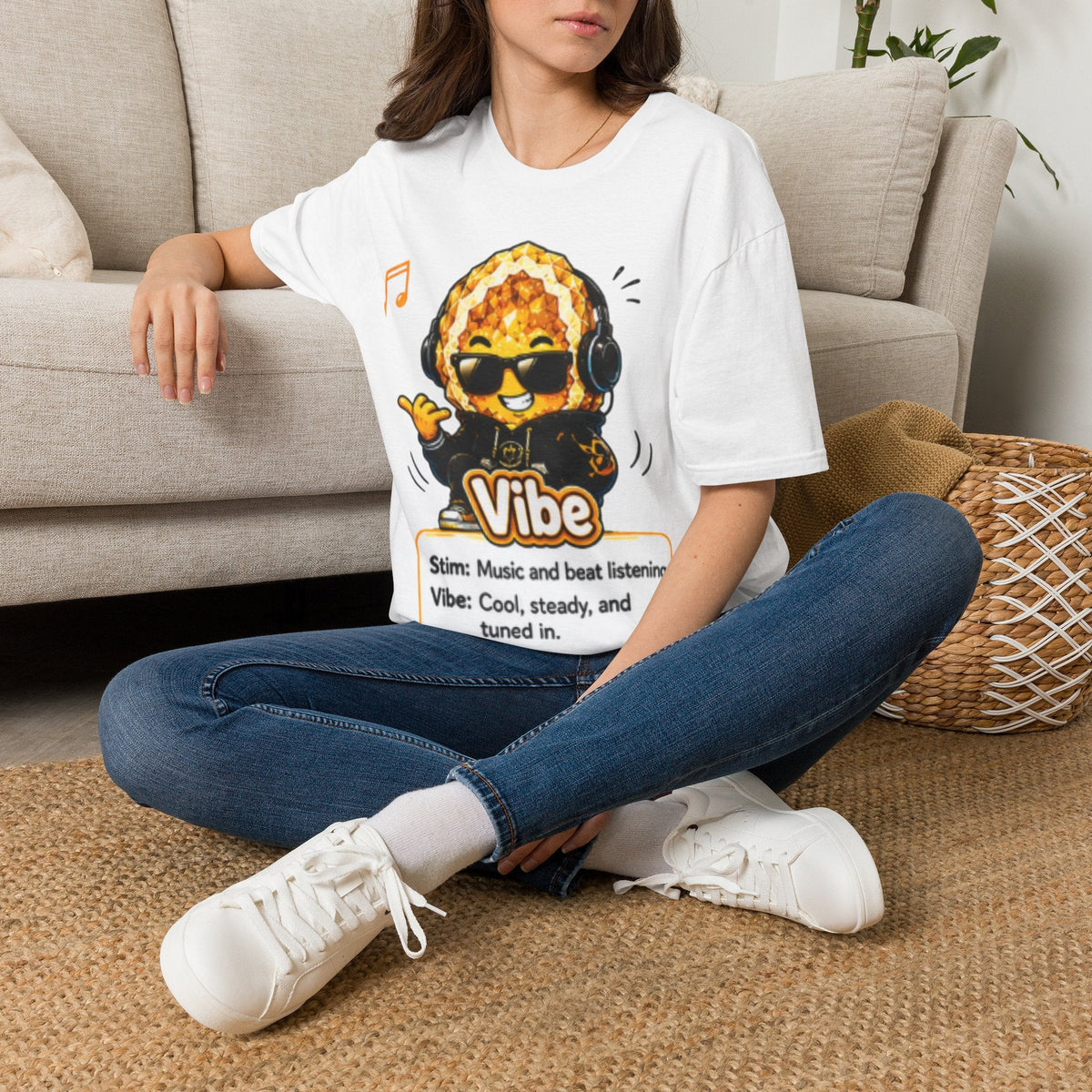 Geo Rocks the 'Tism Teen Stimming Geode "Sound On, World Off" Tee - Geo Rocks The 'Tism
