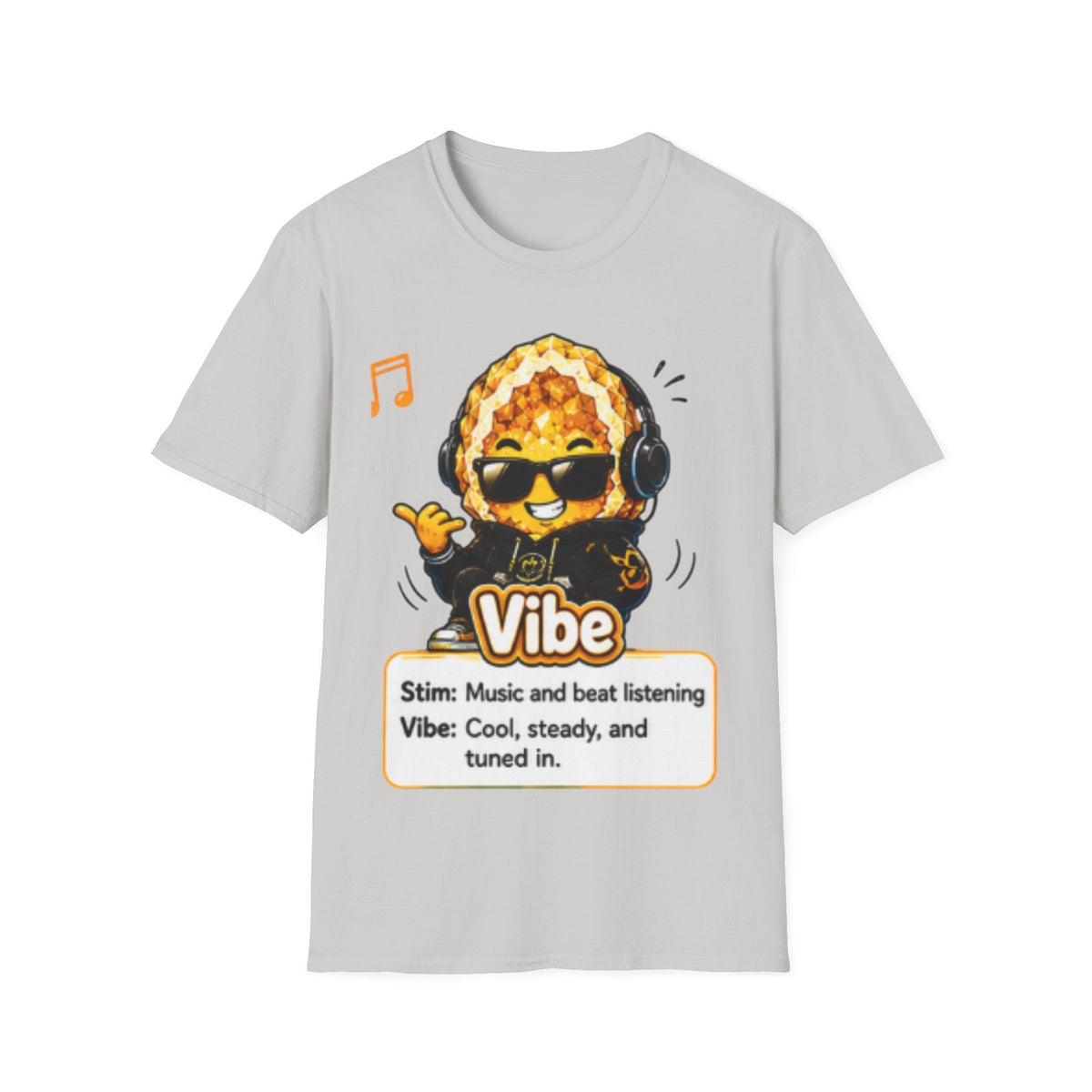 Geo Rocks the 'Tism Teen Stimming Geode "Sound On, World Off" Tee - Geo Rocks The 'Tism
