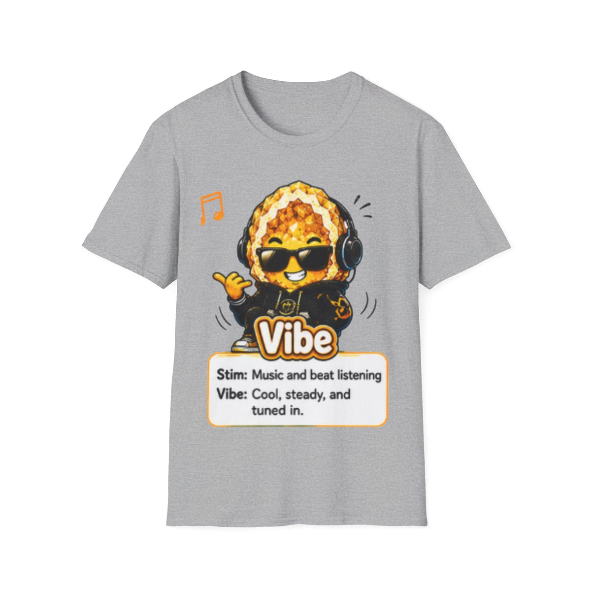 Geo Rocks the 'Tism Teen Stimming Geode "Sound On, World Off" Tee - Geo Rocks The 'Tism