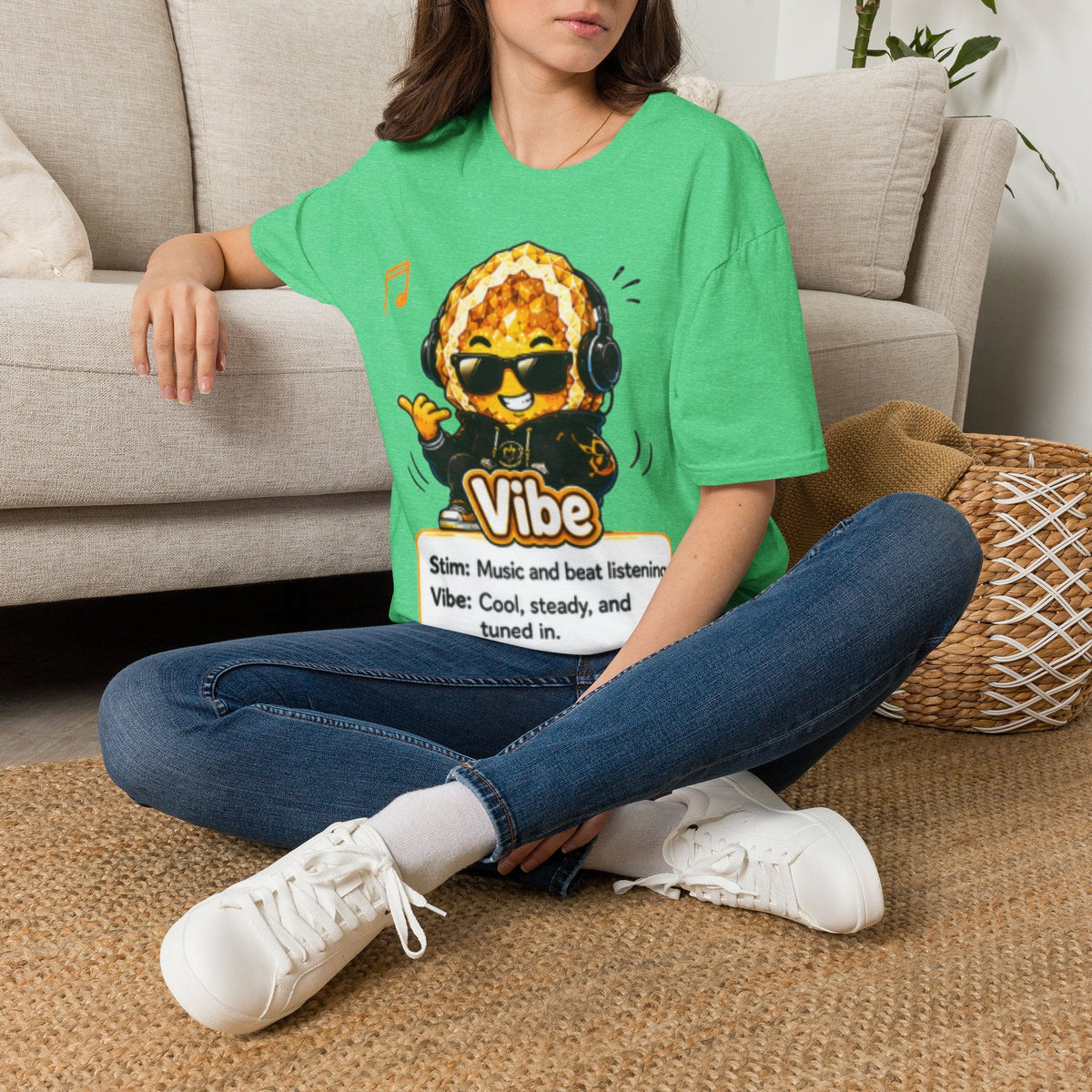 Geo Rocks the 'Tism Teen Stimming Geode "Sound On, World Off" Tee - Geo Rocks The 'Tism