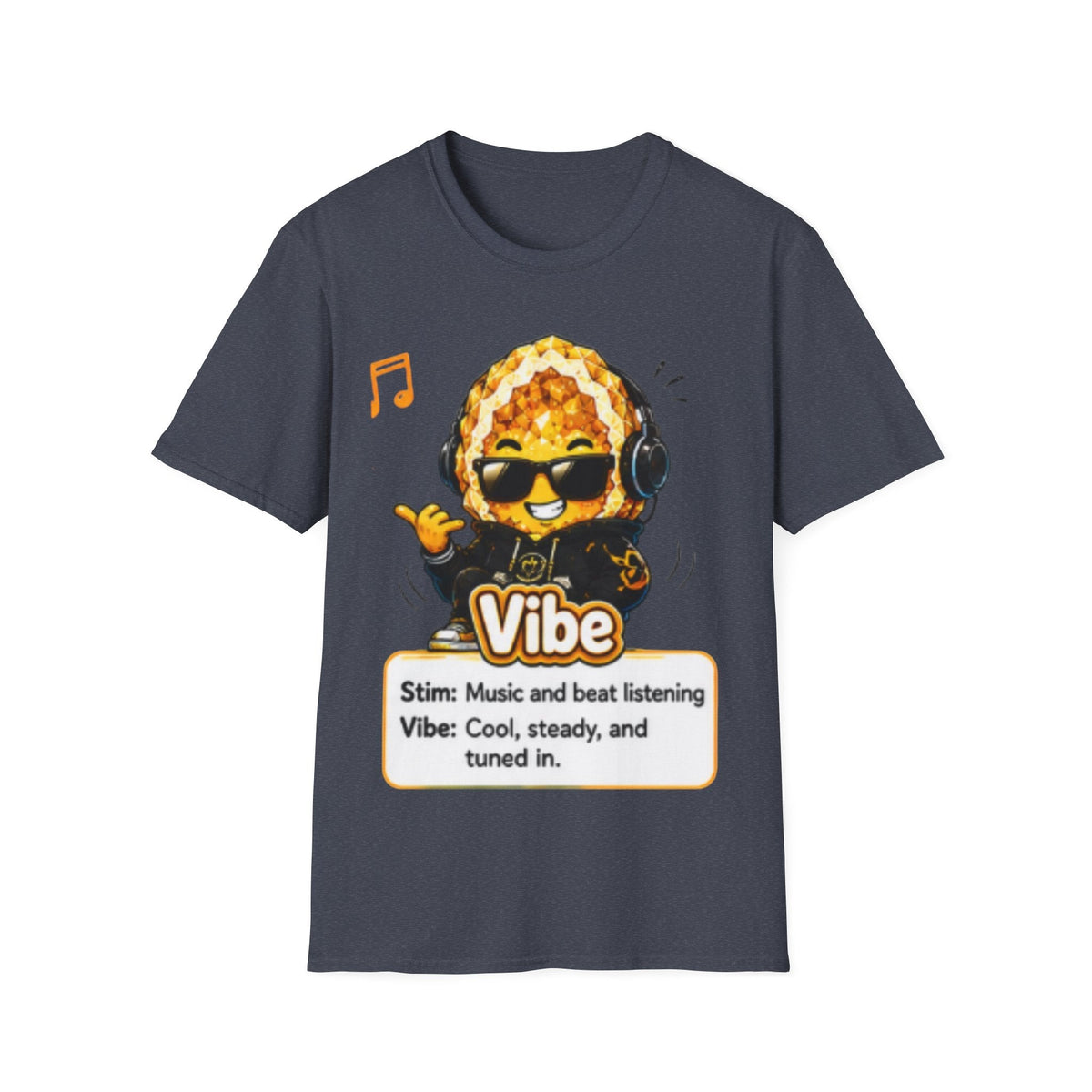 Geo Rocks the 'Tism Teen Stimming Geode "Sound On, World Off" Tee - Geo Rocks The 'Tism
