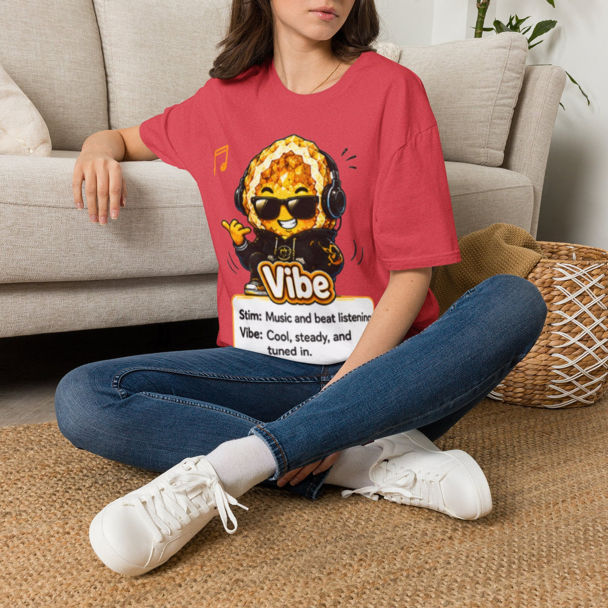 Geo Rocks the 'Tism Teen Stimming Geode "Sound On, World Off" Tee - Geo Rocks The 'Tism