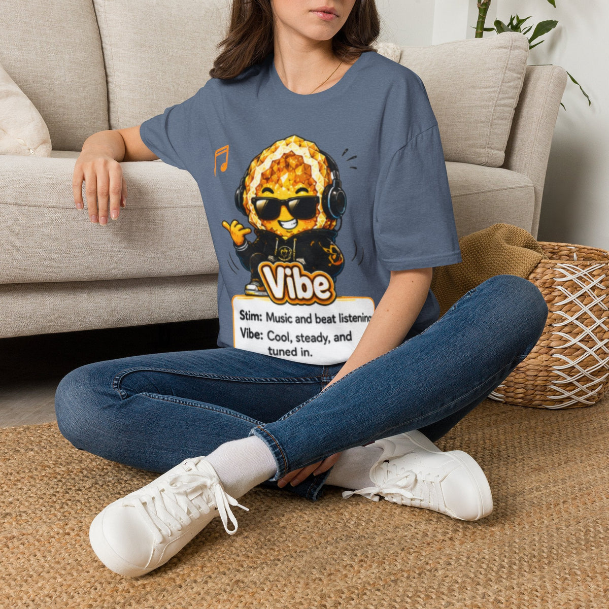 Geo Rocks the 'Tism Teen Stimming Geode "Sound On, World Off" Tee - Geo Rocks The 'Tism