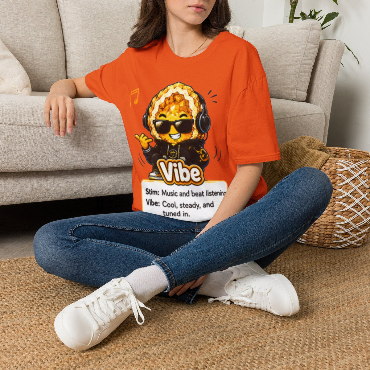 Geo Rocks the 'Tism Teen Stimming Geode "Sound On, World Off" Tee - Geo Rocks The 'Tism