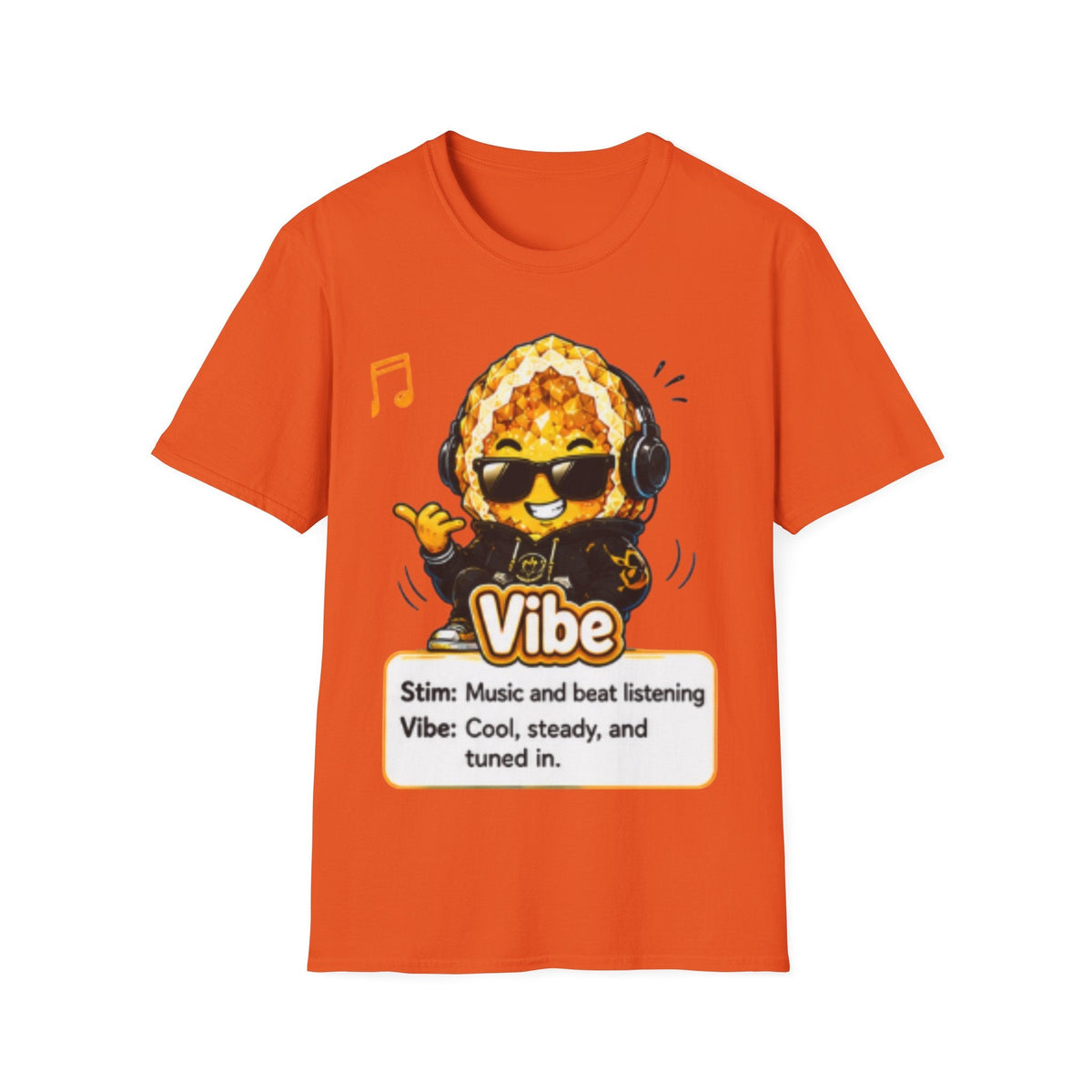 Geo Rocks the 'Tism Teen Stimming Geode "Sound On, World Off" Tee - Geo Rocks The 'Tism