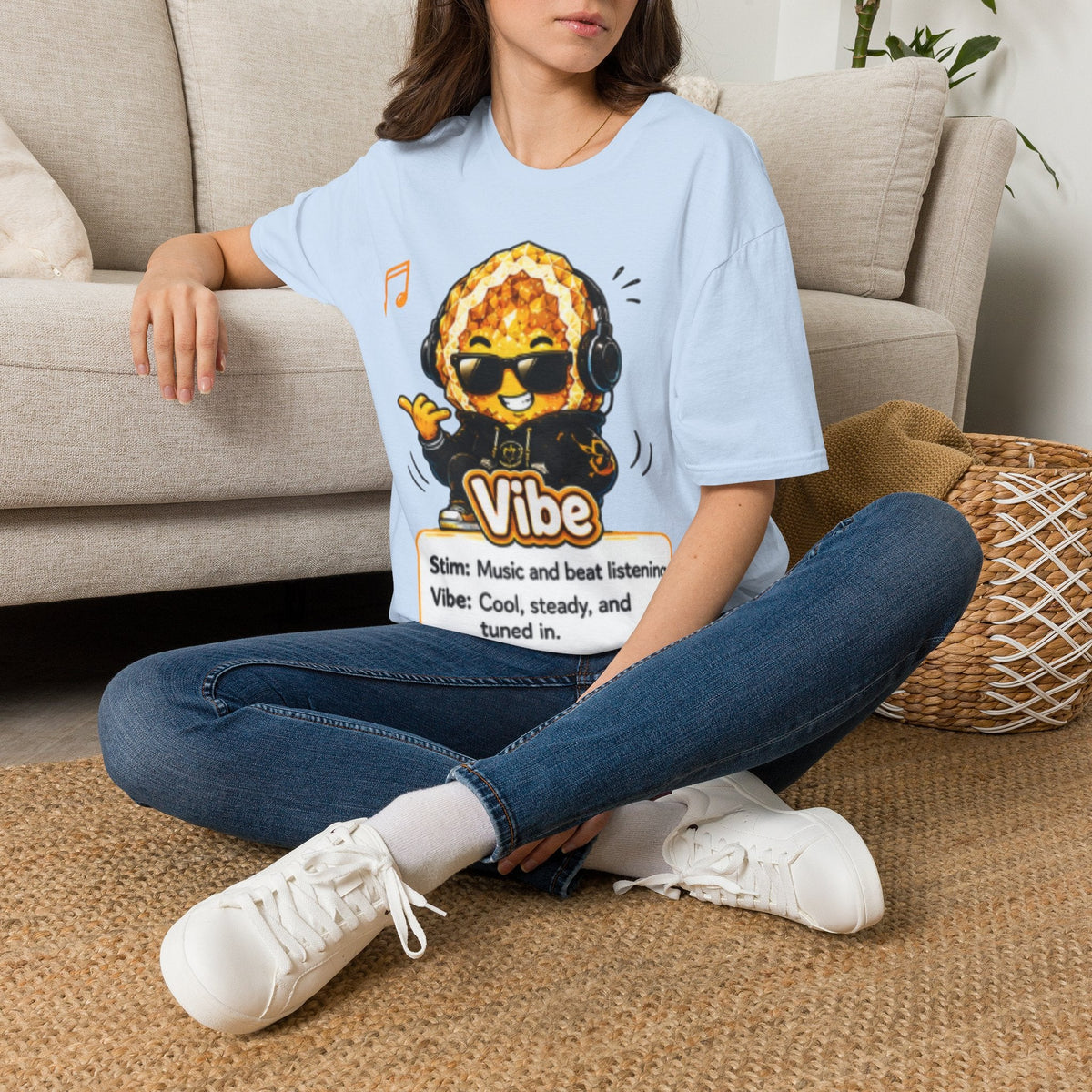 Geo Rocks the 'Tism Teen Stimming Geode "Sound On, World Off" Tee - Geo Rocks The 'Tism