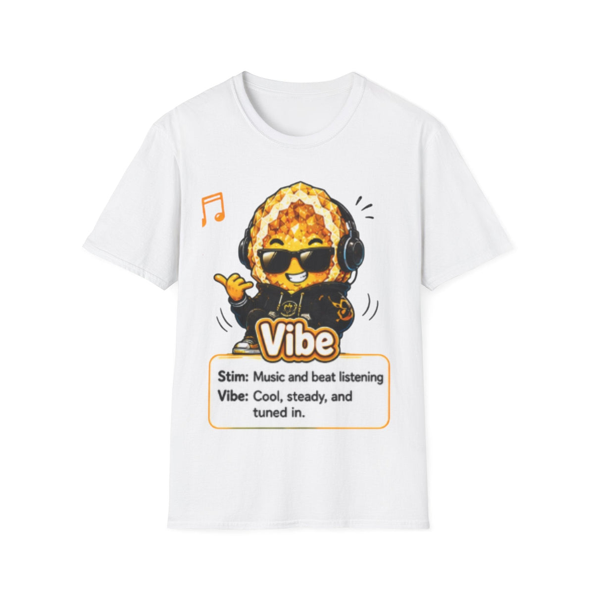 Geo Rocks the 'Tism Teen Stimming Geode "Sound On, World Off" Tee - Geo Rocks The 'Tism