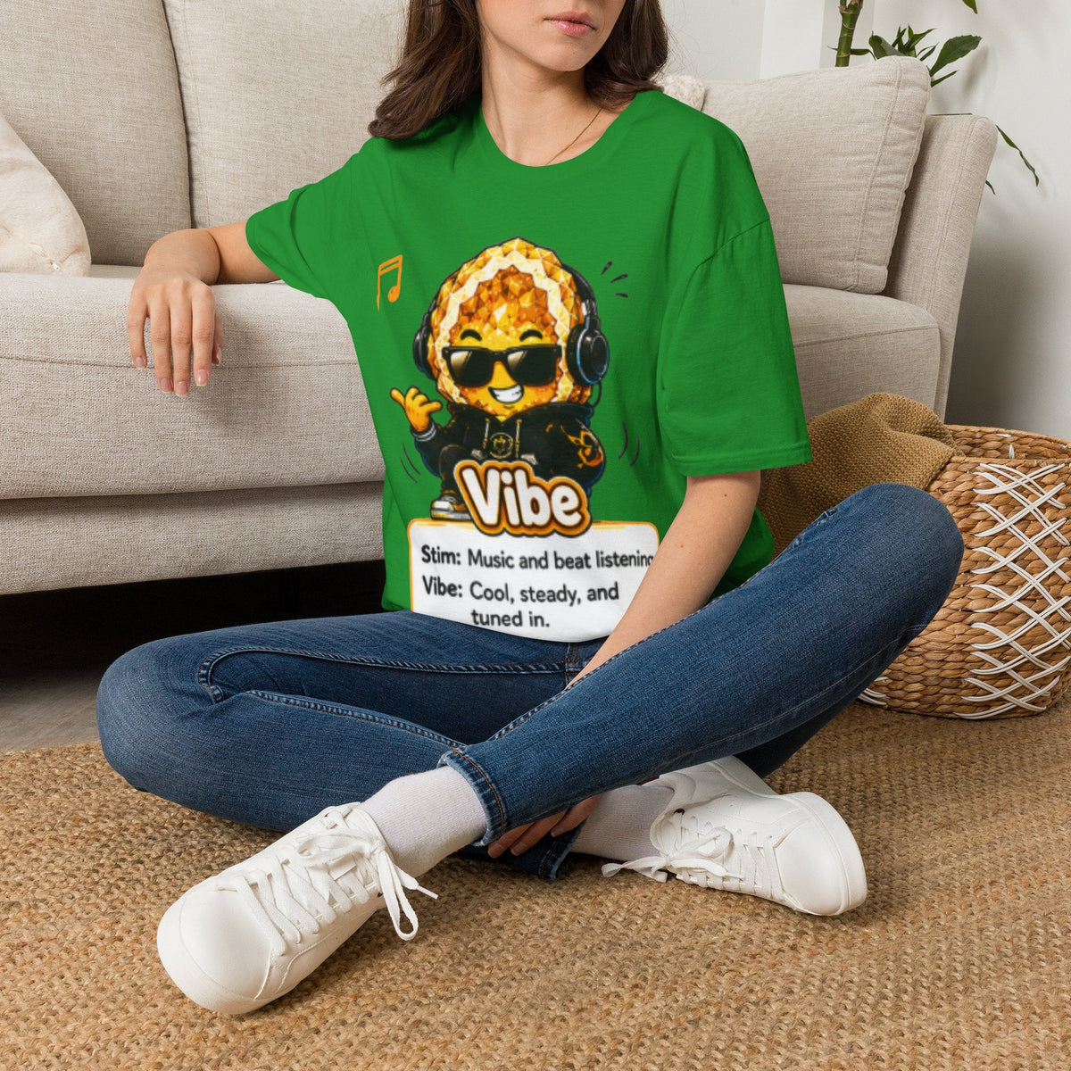 Geo Rocks the 'Tism Teen Stimming Geode "Sound On, World Off" Tee - Geo Rocks The 'Tism