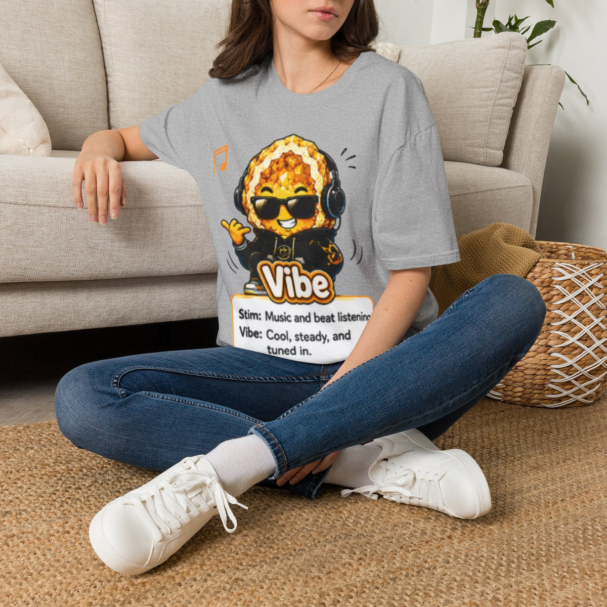 Geo Rocks the 'Tism Teen Stimming Geode "Sound On, World Off" Tee - Geo Rocks The 'Tism