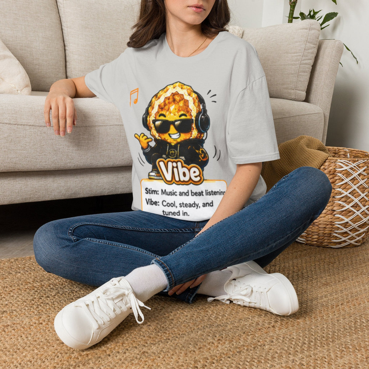 Geo Rocks the 'Tism Teen Stimming Geode "Sound On, World Off" Tee - Geo Rocks The 'Tism