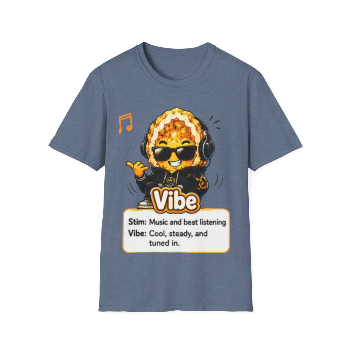 Geo Rocks the 'Tism Teen Stimming Geode "Sound On, World Off" Tee - Geo Rocks The 'Tism