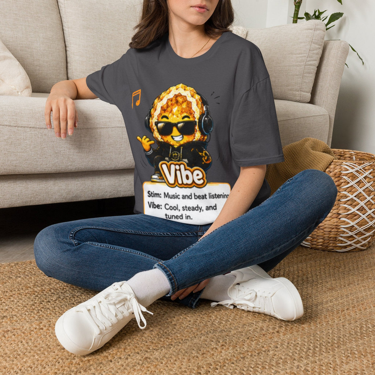 Geo Rocks the 'Tism Teen Stimming Geode "Sound On, World Off" Tee - Geo Rocks The 'Tism