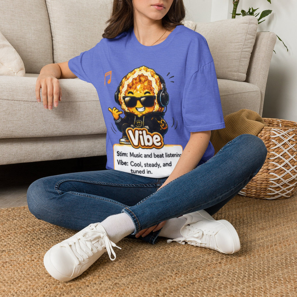 Geo Rocks the 'Tism Teen Stimming Geode "Sound On, World Off" Tee - Geo Rocks The 'Tism