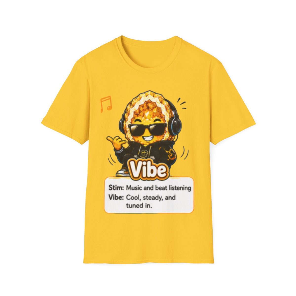 Geo Rocks the 'Tism Teen Stimming Geode "Sound On, World Off" Tee - Geo Rocks The 'Tism